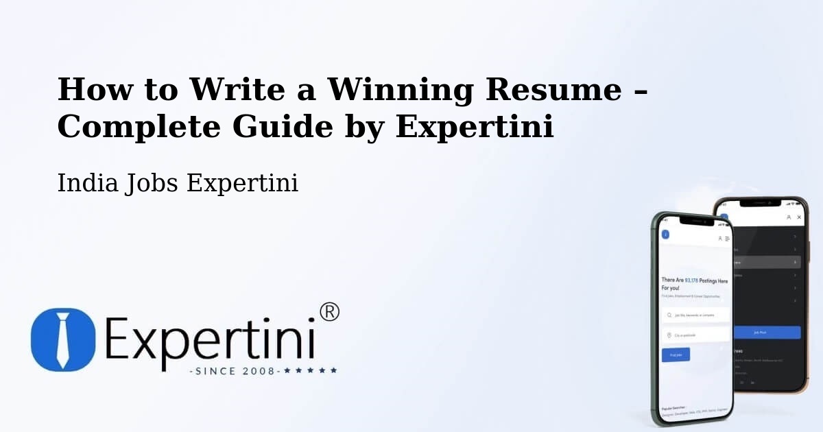 Resume Writing Guide for Job Seekers – Halol - Halol, India Jobs Expertini